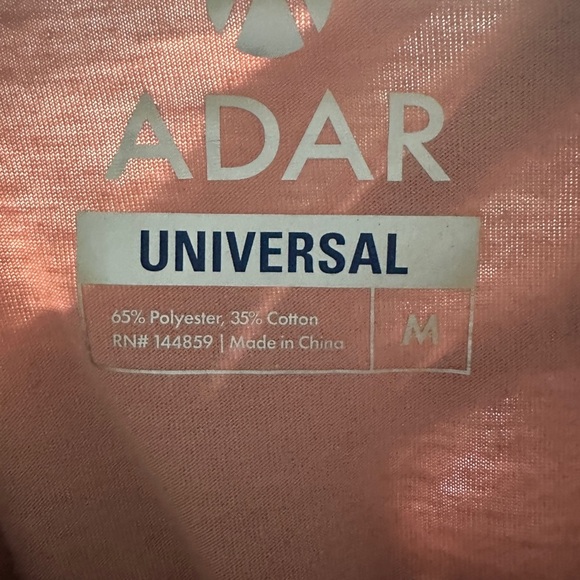 ADAR Underscrubs Pink Long Sleeve Comfort T-Shirt. Size Medium - Picture 4 of 5